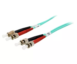 Equip ST/ST Fiber Optic Patch Cable, OM3, 2m