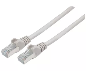 Intellinet Network Patch Cable, Cat6, 30m, Grey, Copper, S/FTP, LSOH / LSZH, PVC, RJ45, Gold Plated Contacts, Snagless, Booted, Lifetime Warranty, Polybag