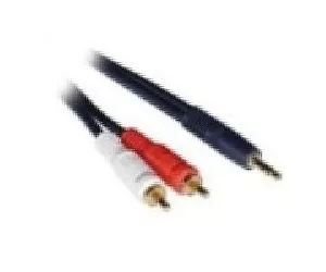 C2G 3m Velocity 3.5mm Stereo Male to Dual RCA Male Y-Cable