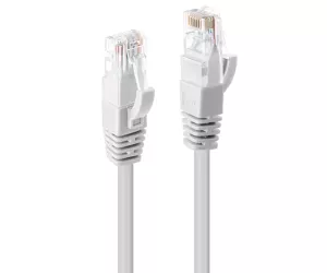 Lindy 0.5m Cat.6 U/UTP Cable, White