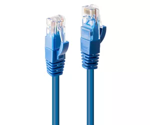 Lindy 0.3m Cat.6 U/UTP Cable, Blue