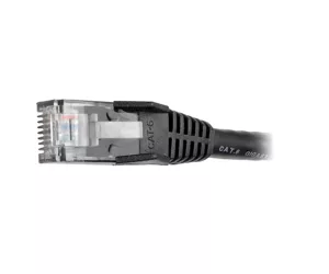 Tripp Lite N201-007-BK Cat6 Gigabit Snagless Molded (UTP) Ethernet Cable (RJ45 M/M), PoE, Black, 7 ft. (2.13 m)