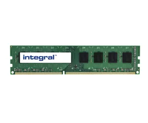 Integral 8GB PC RAM MODULE LOW VOLTAGE DDR3 1600MHZ PC3-12800 UNBUFFERED ECC 1.35V 512X8 CL11