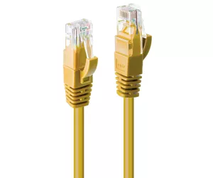 Lindy 1m Cat.6 U/UTP Cable, Yellow
