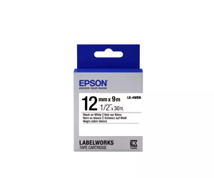 Epson Label Cartridge Standard Black/White 12mm (9m)