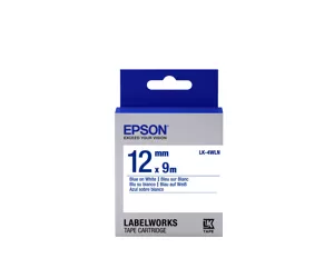 Epson Label Cartridge Standard LK-4WLN Blue/White 12mm (9m)
