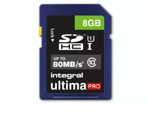 Integral 8GB SD CARD SDHC CL10 80 MB/S ULTIMAPRO