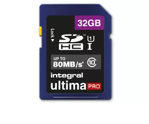 Integral 32GB SD CARD SDHC CL10 UHS 1 U1 80 MB/S