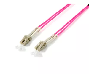 Equip LC/LC Fiber Optic Patch Cable, OM4, 15m