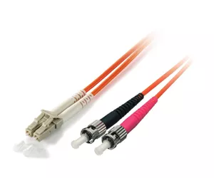 Equip LC/ST Fiber Optic Patch Cable, OS2, 20m