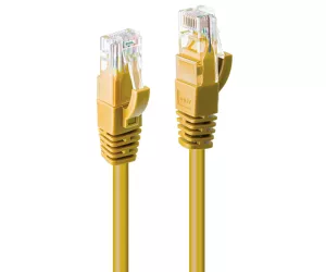 Lindy 10m Cat.6 U/UTP Cable, Yellow