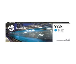 HP 973X High Yield Cyan Original PageWide Cartridge