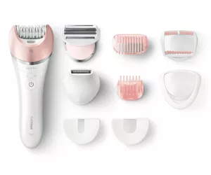 Philips Satinelle Advanced Kojoms, kūnui ir veidui – „Wet & Dry“ epiliatorius