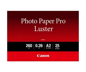 Canon LU-101 Professionelles Fotopapier Luster A2, 25 Blatt