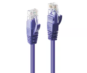 Lindy 1m Cat.6 U/UTP Cable, Purple