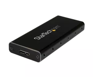 StarTech.com USB 3.1 (10Gbps) mSATA Drive Enclosure - Aluminum