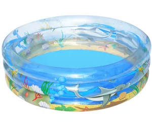 Bestway Inflatable Transparent Sea Life Pool Φ1.5m x H53cm