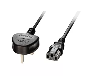 Lindy 5m UK 3 Pin to C13 Mains Cable