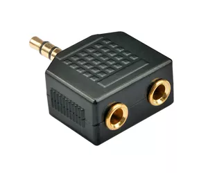 Lindy _Adapter 3,5 mm Stereo m/2xf
