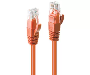 Lindy 15m Cat.6 U/UTP Cable, Orange
