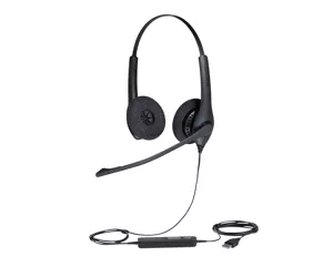 Jabra Biz 1500 Duo USB Kõrvaklapp Juhtmega ühendatud Peavõru Kontor/kõnekeskus USB tüüp A Bluetooth Must