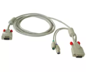 Lindy Combined KVM cable, 3m