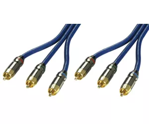 Lindy 0.5m Component Video Cable