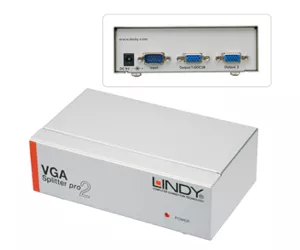 Lindy 2 Port VGA Splitter Pro