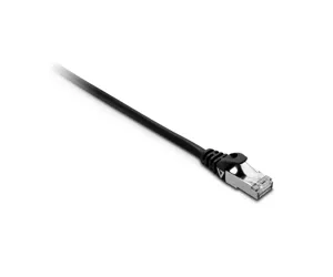 V7 Black Cat7 Shielded & Foiled (SFTP) Cable RJ45 Male to RJ45 Male 2m 6.6ft