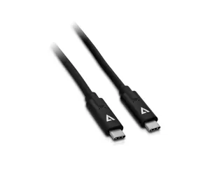 V7 USB-C to USB-C Cable 1m Black