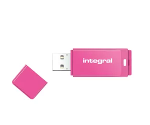 Integral 128GB USB2.0 DRIVE NEON PINK