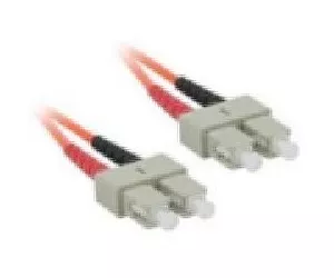 C2G 3m SC/SC LSZH Duplex 62.5/125 Multimode Fibre Patch Cable optisko šķiedru kabelis Oranžs