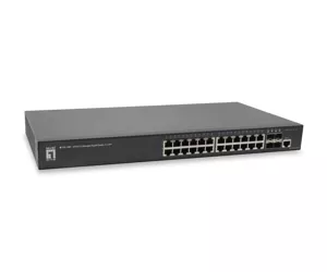 LevelOne KILBY 28-Port L2 Managed Gigabit Switch, 4 x SFP
