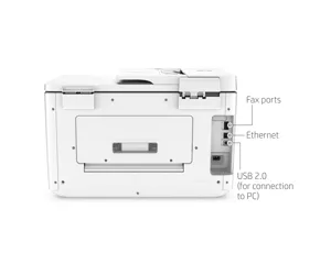 HP OfficeJet Pro 7740 Wide Format All-in-One Printer, Color, Printeris priekš Small office, Print, copy, scan, fax, 35-sheet ADF; Scan to email
