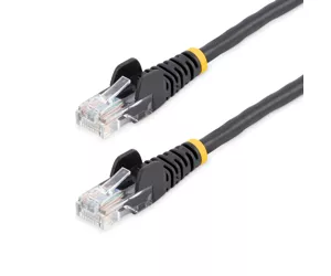 StarTech.com Cat5e Patch Cable with Snagless RJ45 Connectors - 5 m, Black