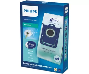 Philips s-bag 4 dulkių maišeliai, dulkių siurblių maišeliai