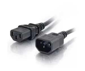 C2G 2m 18 AWG Computer Power Extension Cord (IEC320C13 to IEC320C14)