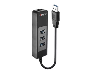 Lindy USB 3.1 Hub & Gigabit Ethernet Adapter