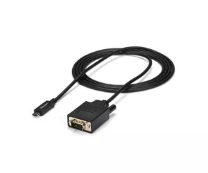 StarTech USB C to VGA Cable - 6ft/2m - 1920x1200/1080p - Thunderbolt 3 Compatible