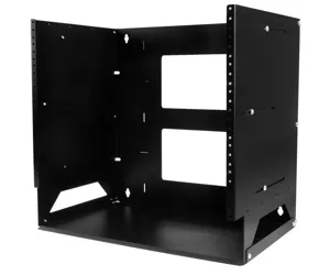 StarTech.com Wall-Mount Server Rack with Built-in Shelf - Solid Steel - 8U