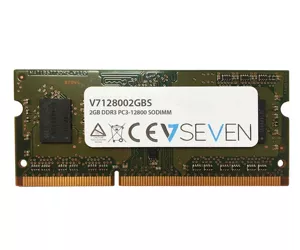 V7 V7128002GBS atminties modulis 2 GB 1 x 2 GB DDR3 1600 MHz