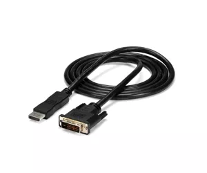 StarTech 6ft DisplayPort to DVI Cable - 1080p Video - Single Link - DP to DVI Monitor Cable - DP 1.2 to DVI Converter