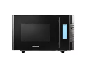 MEDION MD 14482 Stalviršis Mikrobangų krosnelė su kepsninės funkcija 20 L 800 W Juoda, Nerūdijančiojo plieno
