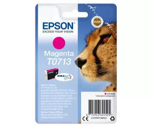 Epson Singlepack Magenta T0713 DURABrite Ultra Ink