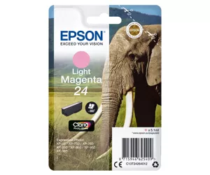 Epson Elephant Singlepack Light Magenta 24 Claria Photo HD Ink