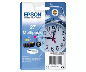 Epson Alarm clock Multipack 3-colour 27 DURABrite Ultra Ink