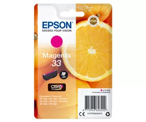 Epson Oranges Singlepack Magenta 33 Claria Premium Ink