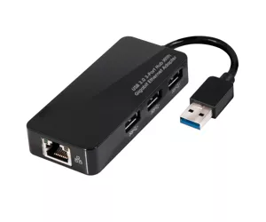 CLUB3D USB 3.0 Hub 3-Port with Gigabit Ethernet