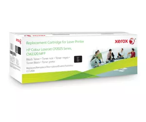 Xerox Black toner cartridge. Equivalent to HP CC530A. Compatible with HP Colour LaserJet CM2320 MFP, Colour LaserJet CP2020/CP2025