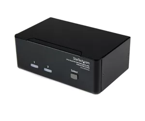 StarTech.com 2 Port Dual DVI USB KVM Switch with Audio & USB 2.0 Hub